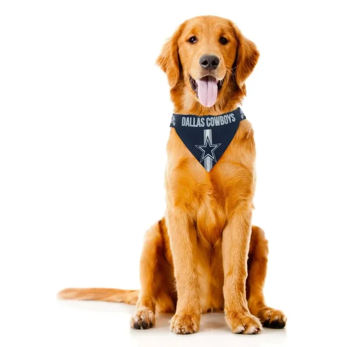 Little Earth Productions – Dallas Cowboys Bandana Reversible for Dogs & Cats