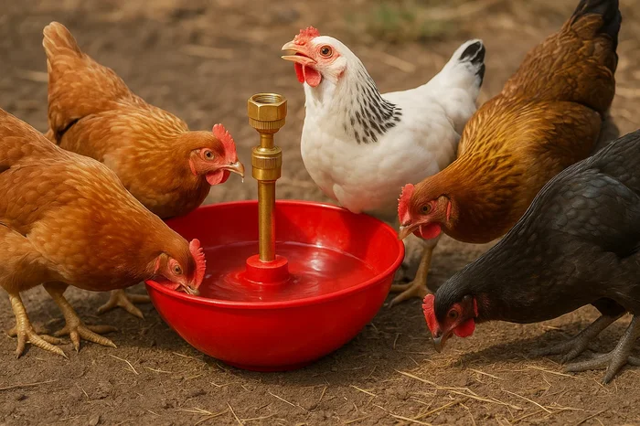 Little Giant 2500 Game Bird Automatic Poultry Fountain Watering System Easy to Use