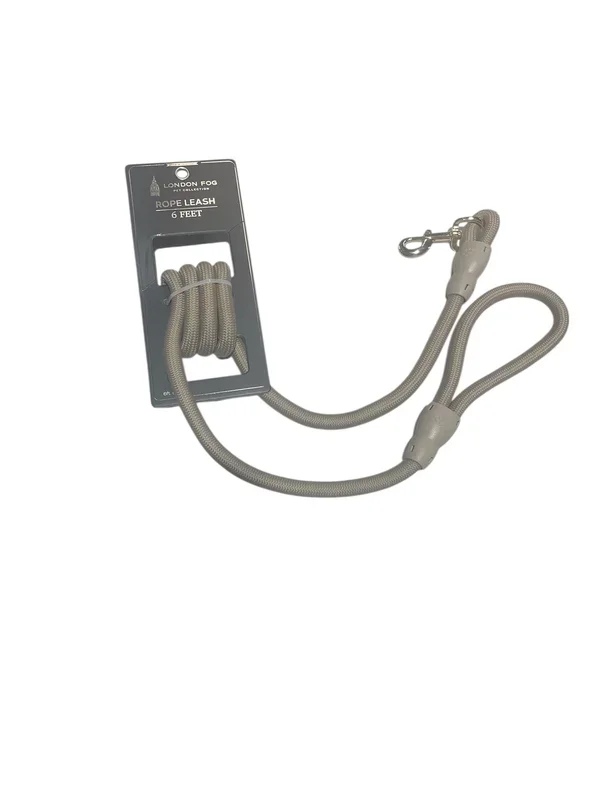 london fog rope leash 6 feet
