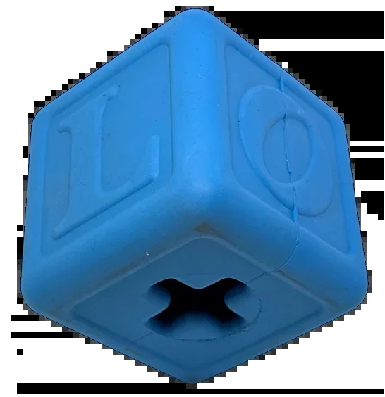 Love Cube eDispenser – Durable Rubber Chew Toy & Treat Dispenser | USA Made