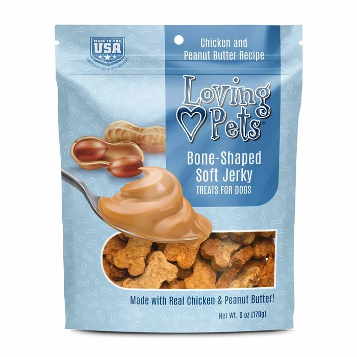 Loving Pets Soft Jerky Dog Treats, 6 oz