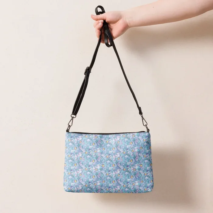 Marble Paw Garden Crossbody Purse