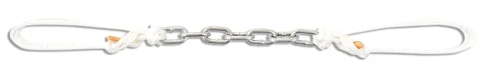 Martin Saddlery String and Dog Link Chain Curb Strap, 7-Chain Link