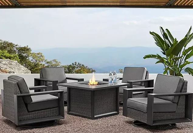 Member’s Mark Adler 5-Piece Fire Chat Set with Sunbrella Fabric