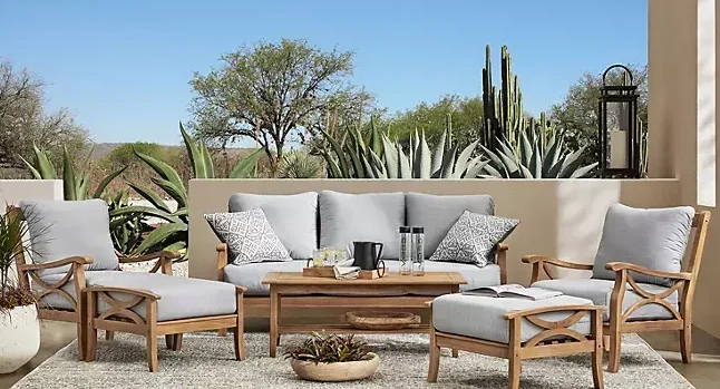 Member’s Mark 6-Piece Teak Deep Seating Set