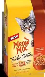 Meow Mix Tender Salmon and White Meat Chicken Flavors Dry Cat Food