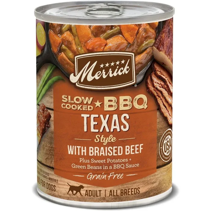 Merrick – Dog BBQ Texas Beef Canned Dog 12.7 oz