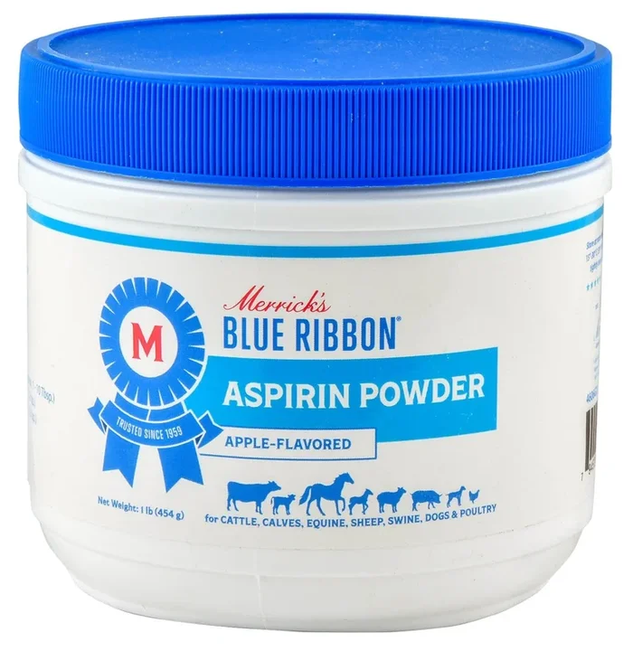 Merrick’s Blue Ribbon Aspirin Powder, Apple Flavor, 1 lb