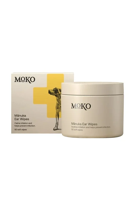 Moko Manuka Ear Wipes for Dogs