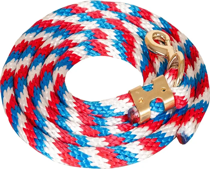 Mustang Colorful Poly Lead Rope with Bolt Snap