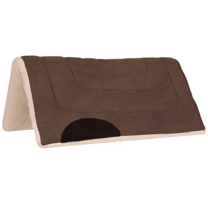 Mustang Faux Suede Pony Saddle Pad, 24″ x 24″