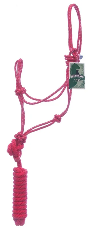 Mustang Yearling Rope Halter and Lead