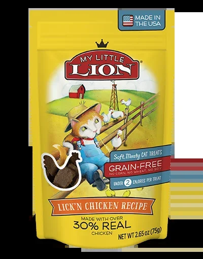 My Little Lion Grain Free Lick’n Chicken Recipe Cat Treats
