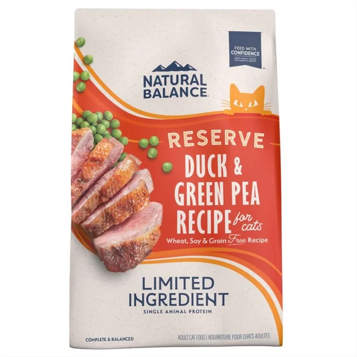 Natural Balance – LI – Cat GF Reserve Duck & Green Pea