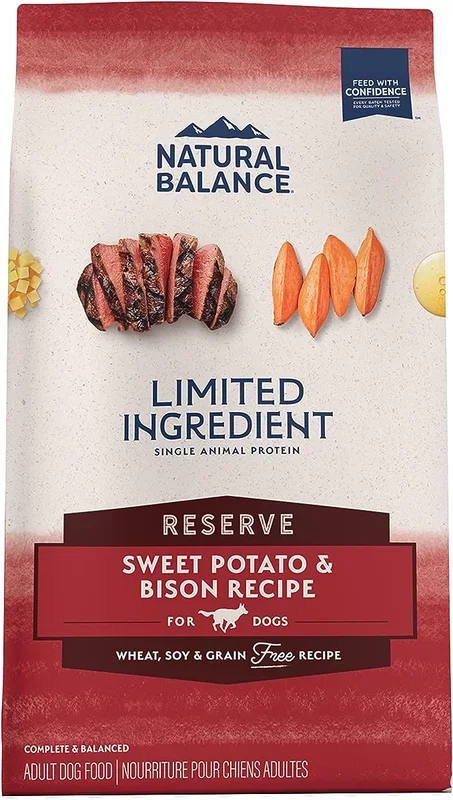 Natural Balance L.I.D. Limited Ingredient Diets Sweet Potato and Bison Dry Dog Food