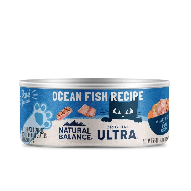 Natural Balance Ultra Original Premium Wet Cat Food – Ocean Fish – 5.5oz Can