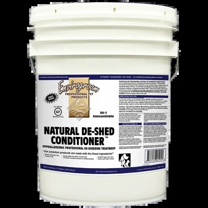 Natural De-shed Conditioner 5 Gallons by Envirogroom