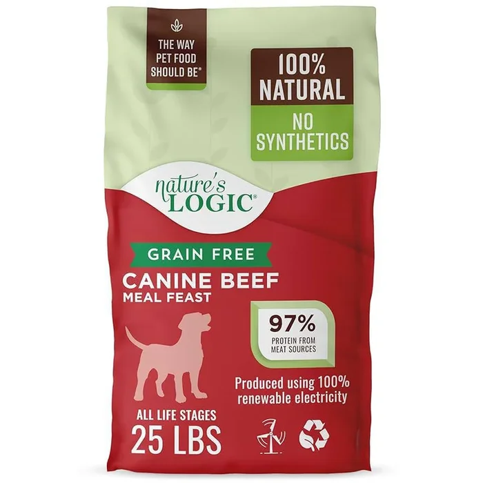 Nature’s Logic Canine Grain Free Beef Meal Feast Formula