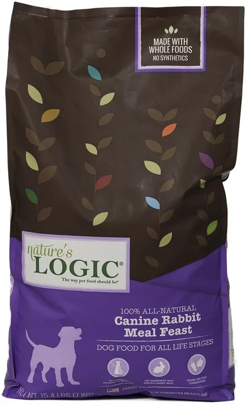 Nature’s Logic Canine Rabbit Meal Feast Dry Dog Food