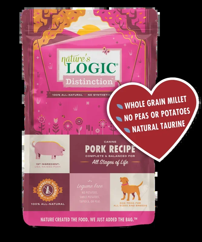 Nature’s Logic Distinction Canine Pork Recipe Dry Dog Food