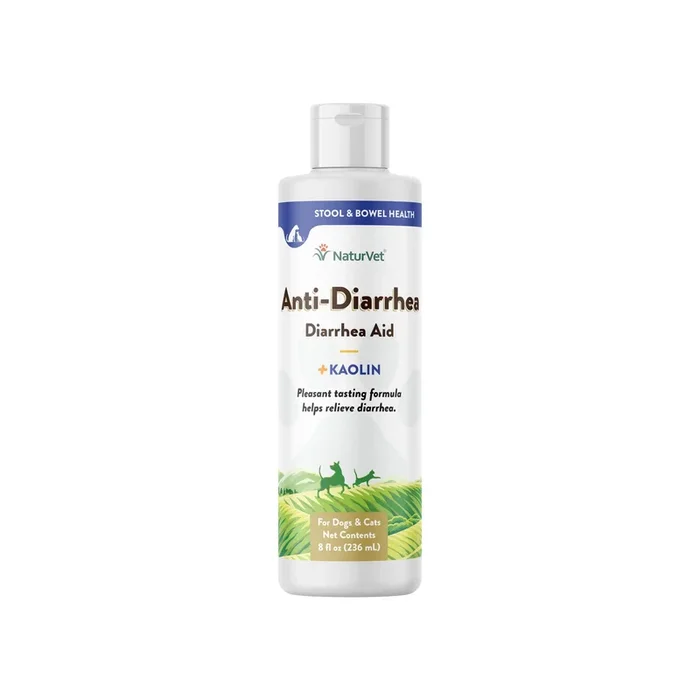 NaturVet Anti-Diarrhea Liquid for Dogs & Cats