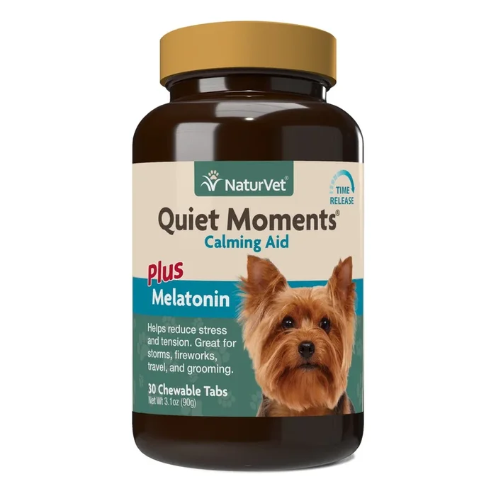 Naturvet Quiet Moments Calming Aid Tablets 30 Chewable Tabs