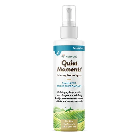 NaturVet Quiet Moments Calming Room 8-oz Spray For Cats