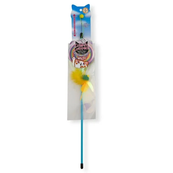 NECOICHI Crinkly Critters Bee Adjustable Wand