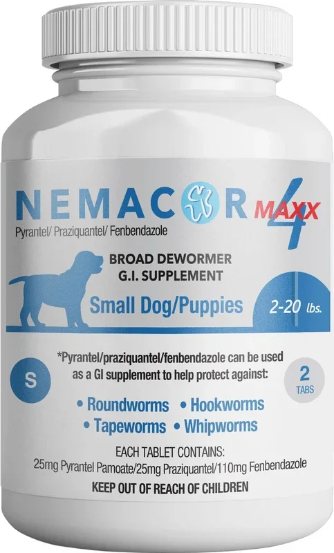 Nemacor Maxx 4 Dogs – Beef-Flavored Broad-Spectrum Dewormer for Puppies & Adult Dogs