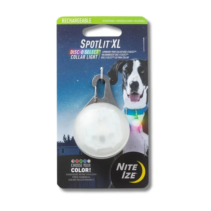NITE IZE Spotlit Rechargeable Collar Light – Disc-O Tech Jewel
