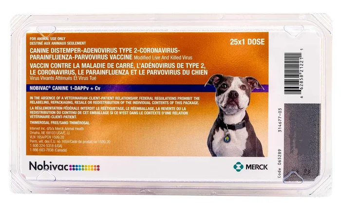 Nobivac Canine 1-DAPPv+Cv Dog Vaccine