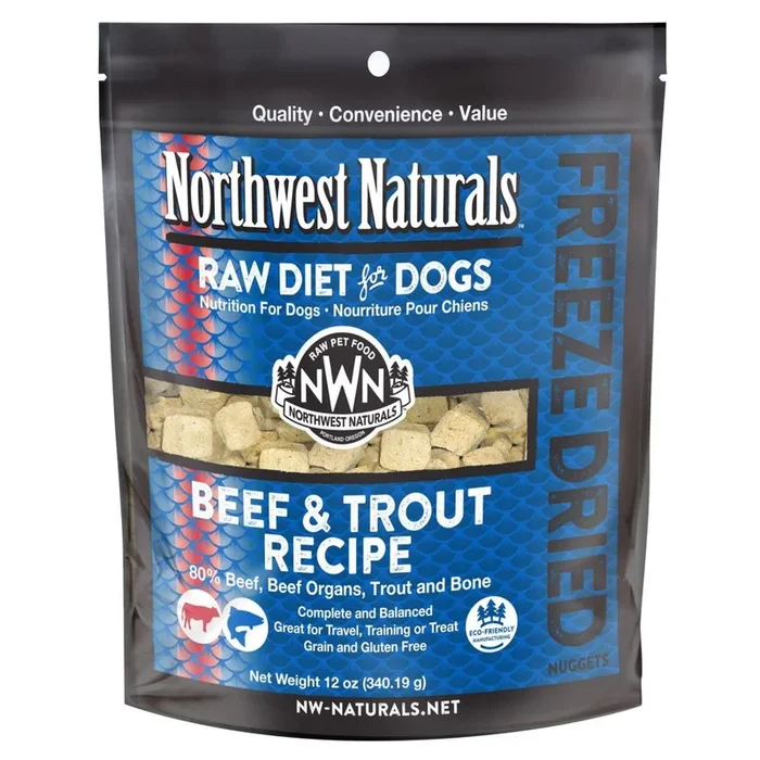 Northwest Naturals – FD Beef & Trout Nuggets