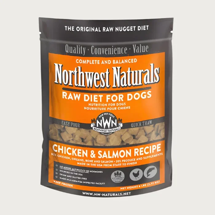 Northwest Naturals Frozen Raw Chicken & Salmon Nuggets Dog Food