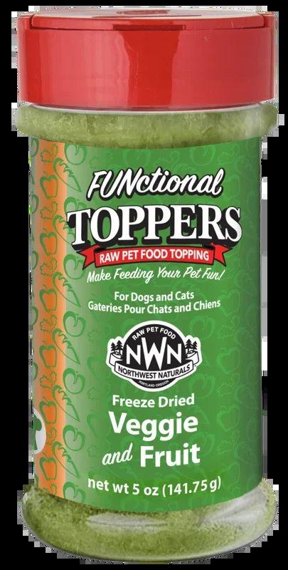 Northwest Naturals FUNctional Freeze-Dried Toppers Veggie & Fruit 3oz