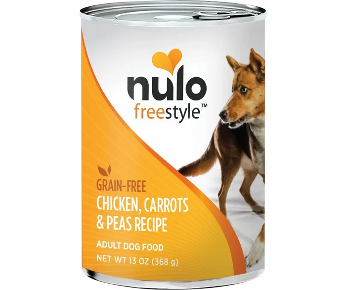 Nulo – Freestyle – All Breeds, Adult Dog Grain-Free Chicken, Carrots & Peas Recipe Canned Dog Food