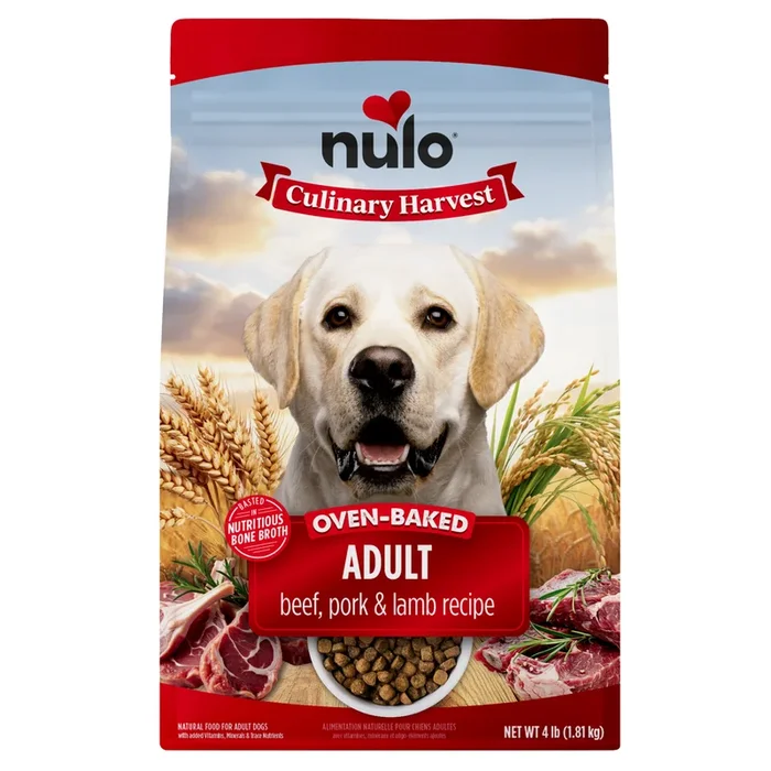 Nulo Culinary Harvest Baked Beef, Pork & Lamb Recipe Dry Dog Food