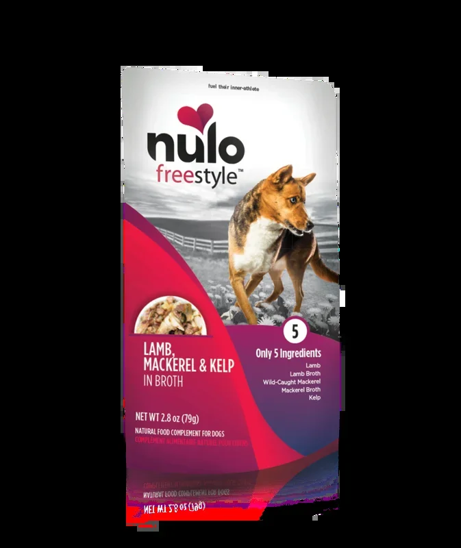 Nulo FreeStyle Lamb, Mackerel & Kelp in Broth Recipe for Dogs