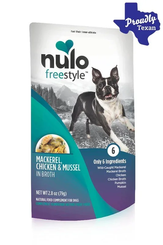 Nulo Freestyle Mackerel, Chicken, and Mussel Meaty Topper for Dogs