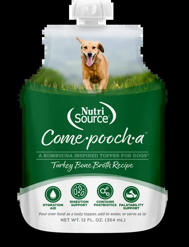 NutriSource Come-Pooch-A Turkey Broth 12oz