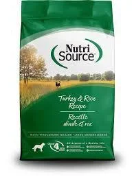 NutriSource Dog Adult Turkey & Rice Formula