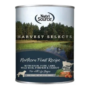 NUTRISOURCE DOG HARVEST SELECTS NORTHERN FEAST 12.3OZ