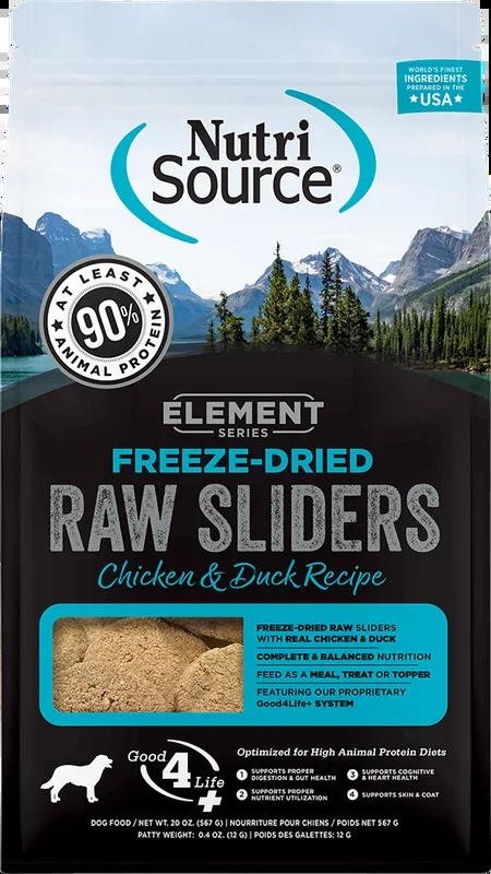 NutriSource Element Series Freeze-Dried Chicken & Duck Recipe