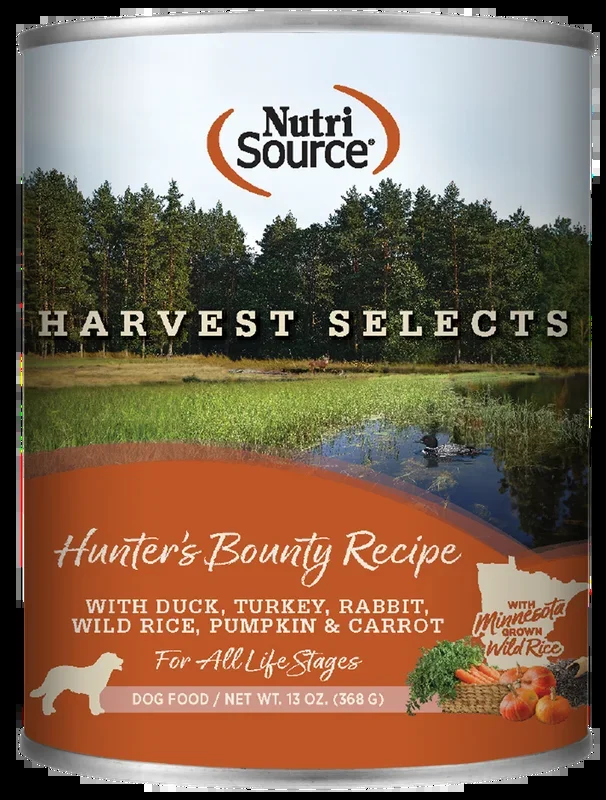 NutriSource Harvest Select Hunter’s Bounty Wet Dog Food 13oz (OLD)