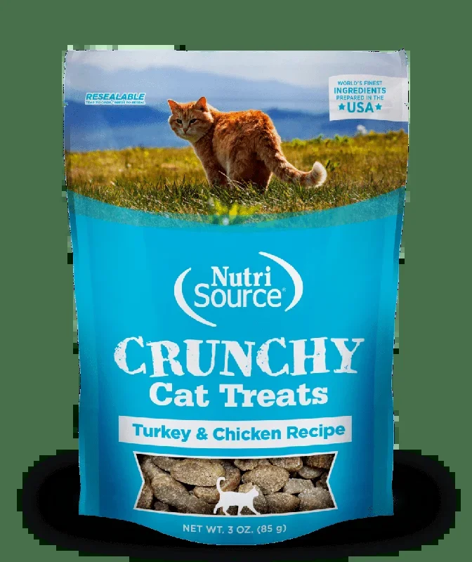 NutriSource® Crunchy Cat Turkey & Chicken Treats
