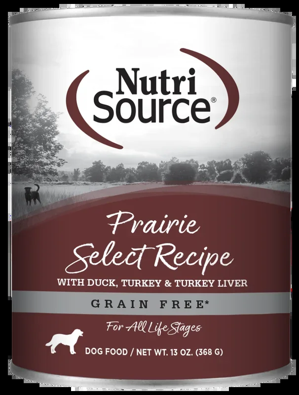 NutriSource® Prairie Select Healthy Grain Free Wet Dog Food