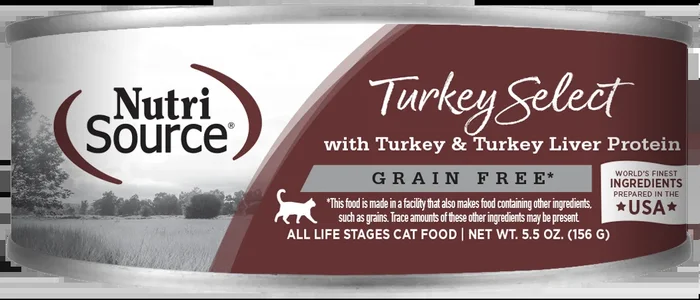 NutriSource® Turkey Select Healthy Grain Free Wet Cat Food