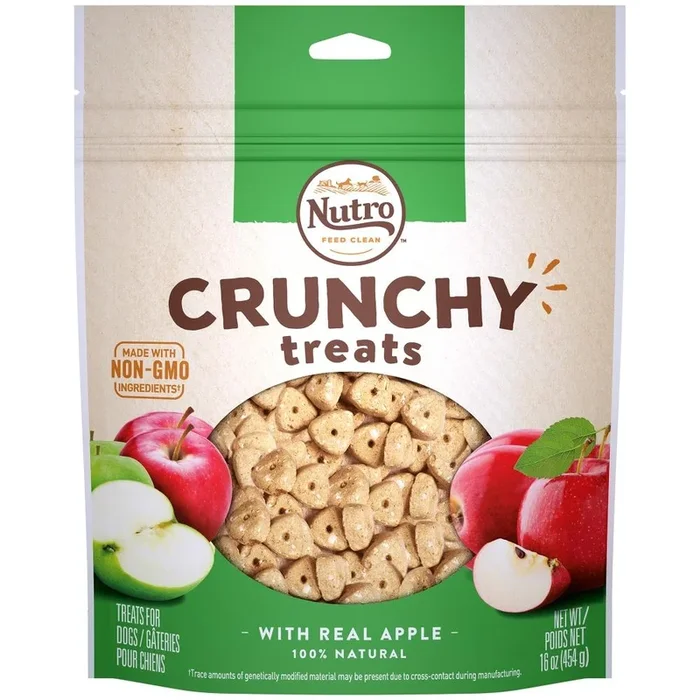 Nutro Crunchy Treats with Real Apple Dog Treats (10-oz)