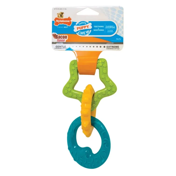 Nylabone Puppy Chew Teething Rings Dog Toy