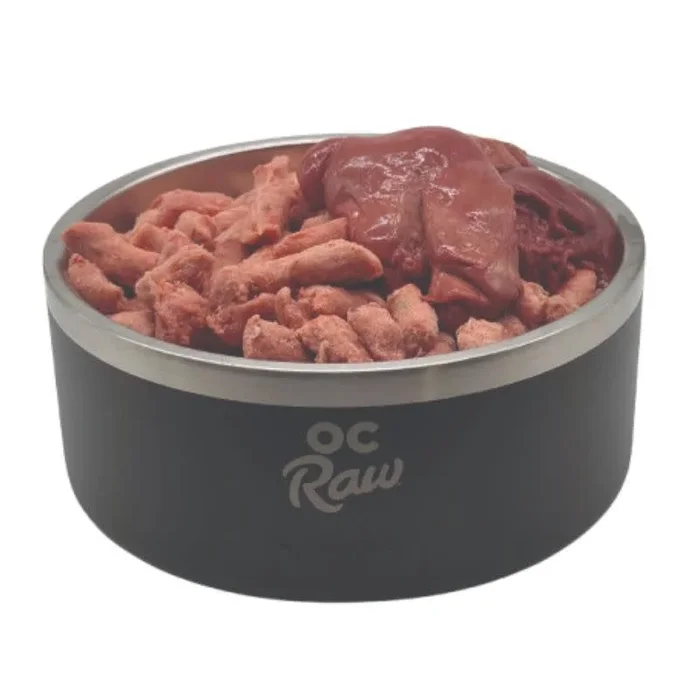 OC RAW Additions for Dogs & Cats Frozen Duck Liver 2 LB