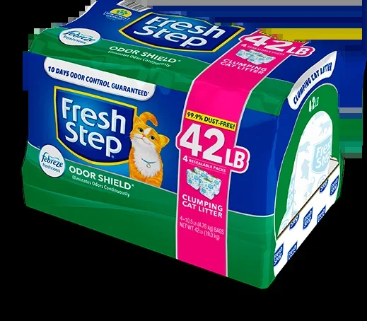 ODOR SHIELD SCENTED LITTER WITH THE POWER OF FEBREZE